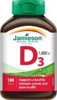 JAMIESON VITAMINA D3 1000 UI 1&#215;100 tbl, integratore alimentare