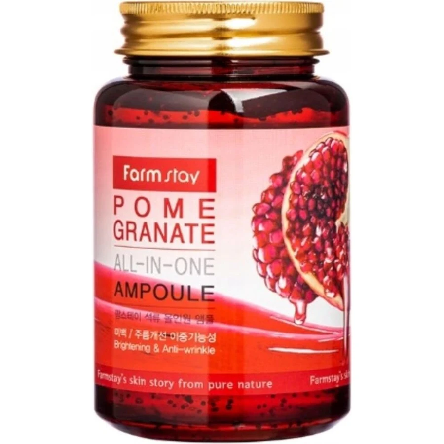Farmstay Pomegranate Pomegranate All-In-One Ampoule 1×250 ml, nourishing and skin firming serum