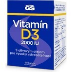 GS Extra Fuerte Vitamina D3 2000 UI 1x90 cps, complementos alimenticios