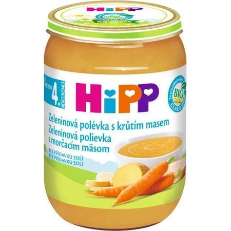 SOPA DE VERDURAS BIO Con carne de pavo 1×190g, guarnición, sopa de verduras