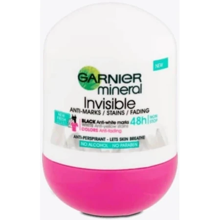 Garnier Invisible Ball Antitranspirant 1×50 ml, roller