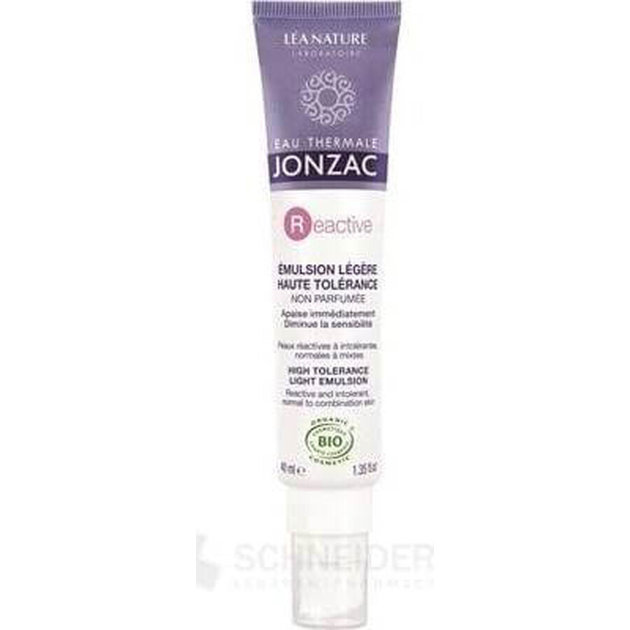 JONZAC Reactive Light Organic EMULSION für intolerante Haut 1×40 ml
