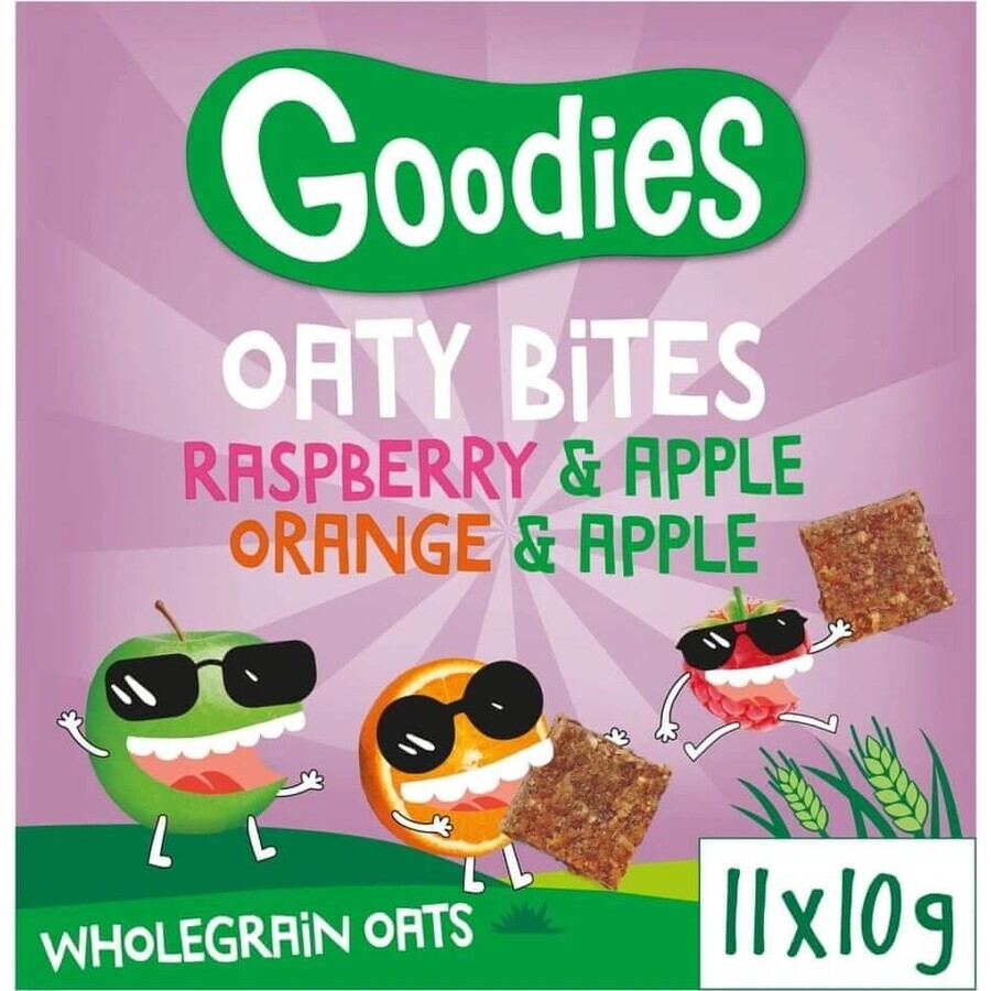Goodies mini barritas de avena 11×10 g, barritas de avena