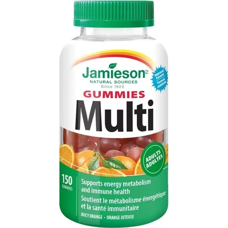 Jamieson Multi Gummies for Adults 150pcs 1×150 tbl, complément alimentaire