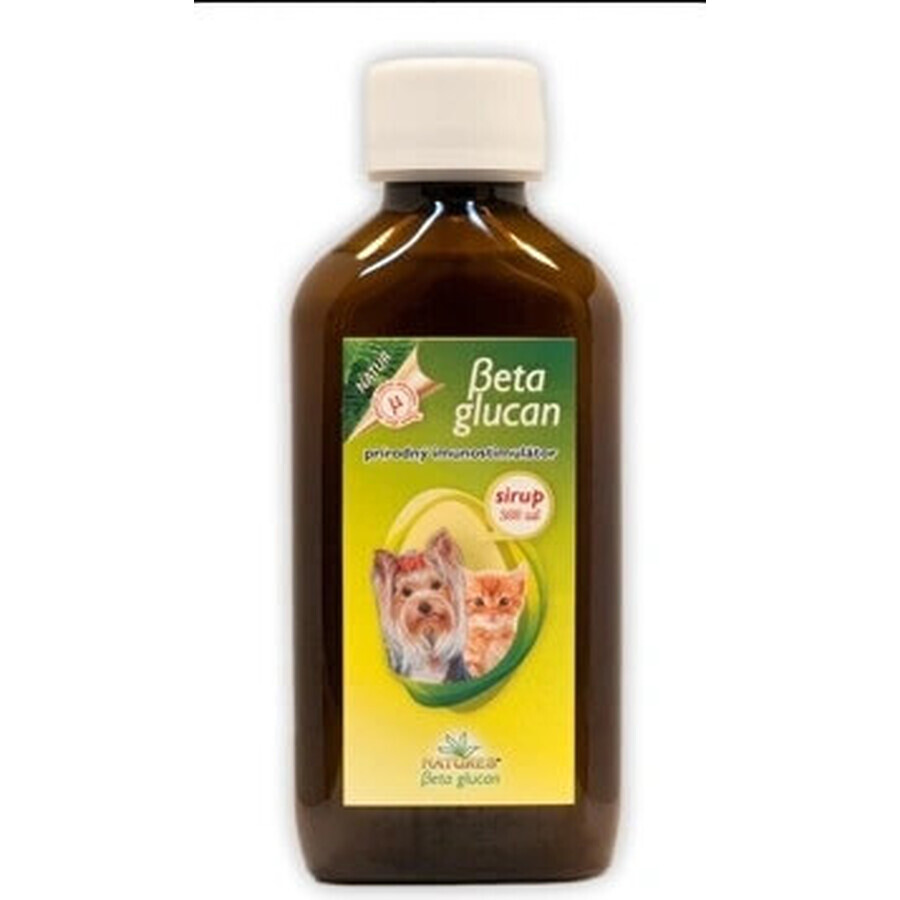 NATURES BETA GLUCAN CHILDREN'S SIRUP+ 1×100 ml, aromă de căpșuni sălbatice