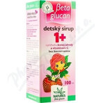 NATURES BETA GLUCAN CHILDREN'S SIRUP+ 1×100 ml, aromă de căpșuni sălbatice