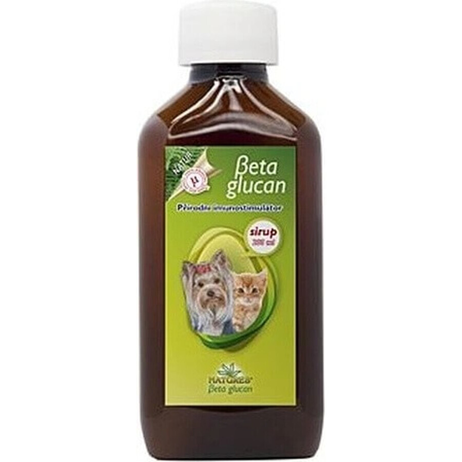 NATURES BETA GLUCAN CHILDREN'S SIRUP+ 1×100 ml, aromă de căpșuni sălbatice