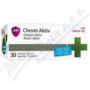 VIRDE CHROME ACTIVE met groene thee 1×30 cps, voedingssupplement