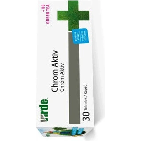 VIRDE CHROME ACTIVE with green tea 1×30 cps, food supplement