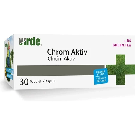 VIRDE CHROME ACTIVE with green tea 1×30 cps, food supplement