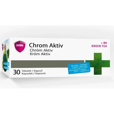 VIRDE CHROME ACTIVE with green tea 1×30 cps, food supplement
