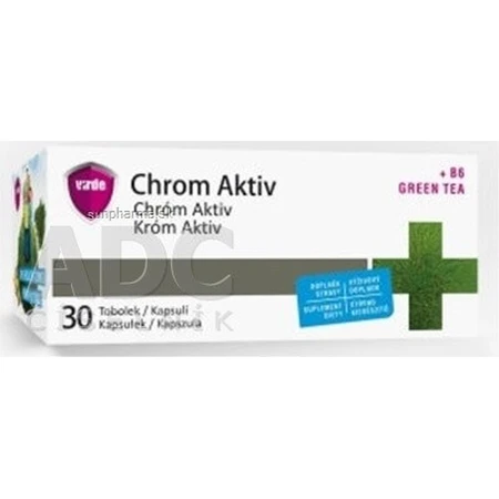 VIRDE CHROME ACTIVE with green tea 1×30 cps, food supplement