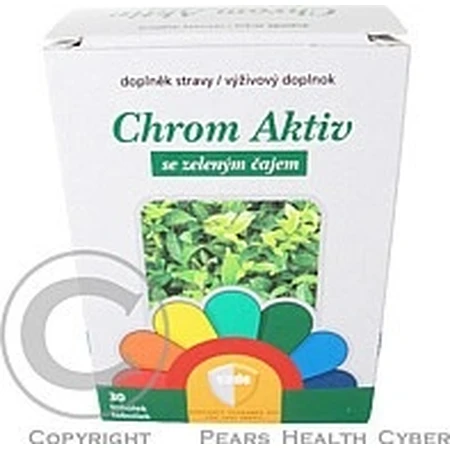 VIRDE CHROME ACTIVE with green tea 1×30 cps, food supplement