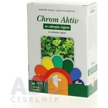 VIRDE CHROME ACTIVE with green tea 1×30 cps, food supplement