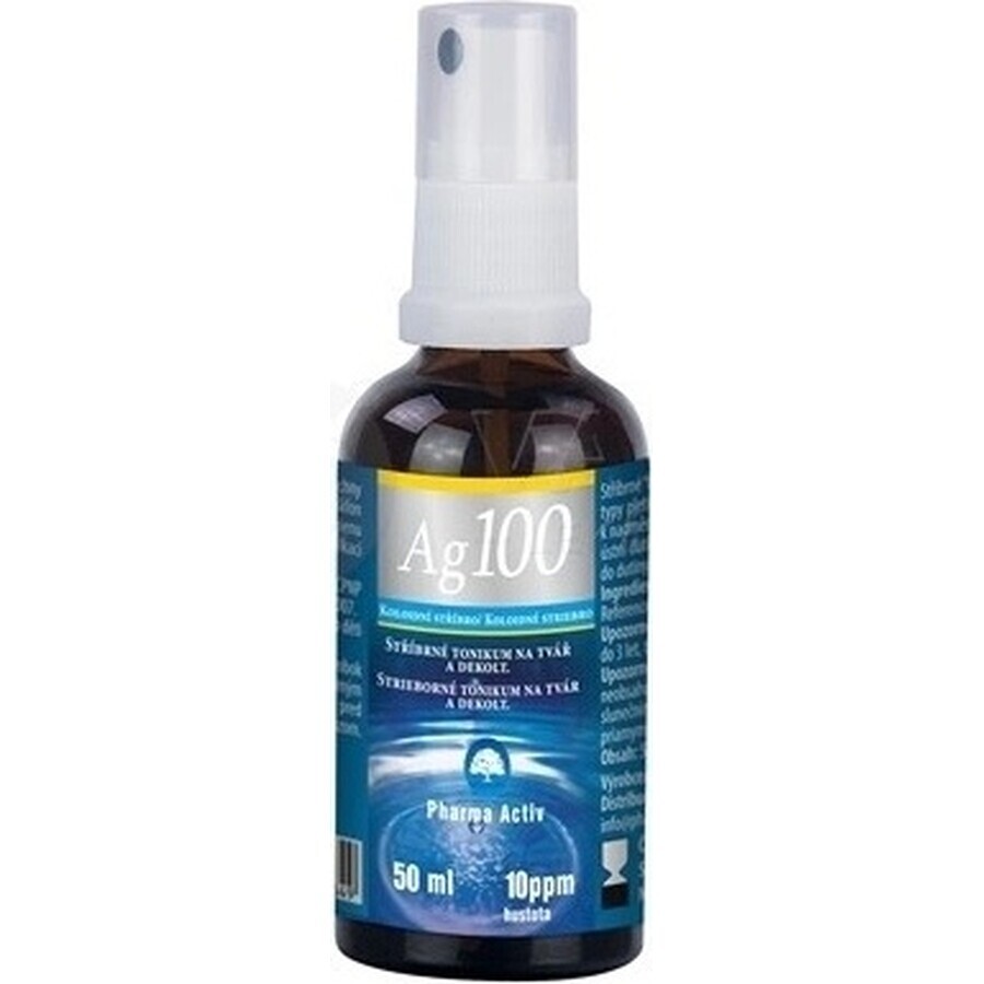 Pharma Activ Argento colloidale Ag100 10ppm spray 1×50 ml, argento colloidale