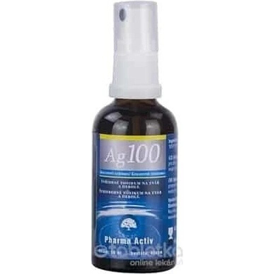 Pharma Activ Argento colloidale Ag100 10ppm spray 1×50 ml, argento colloidale