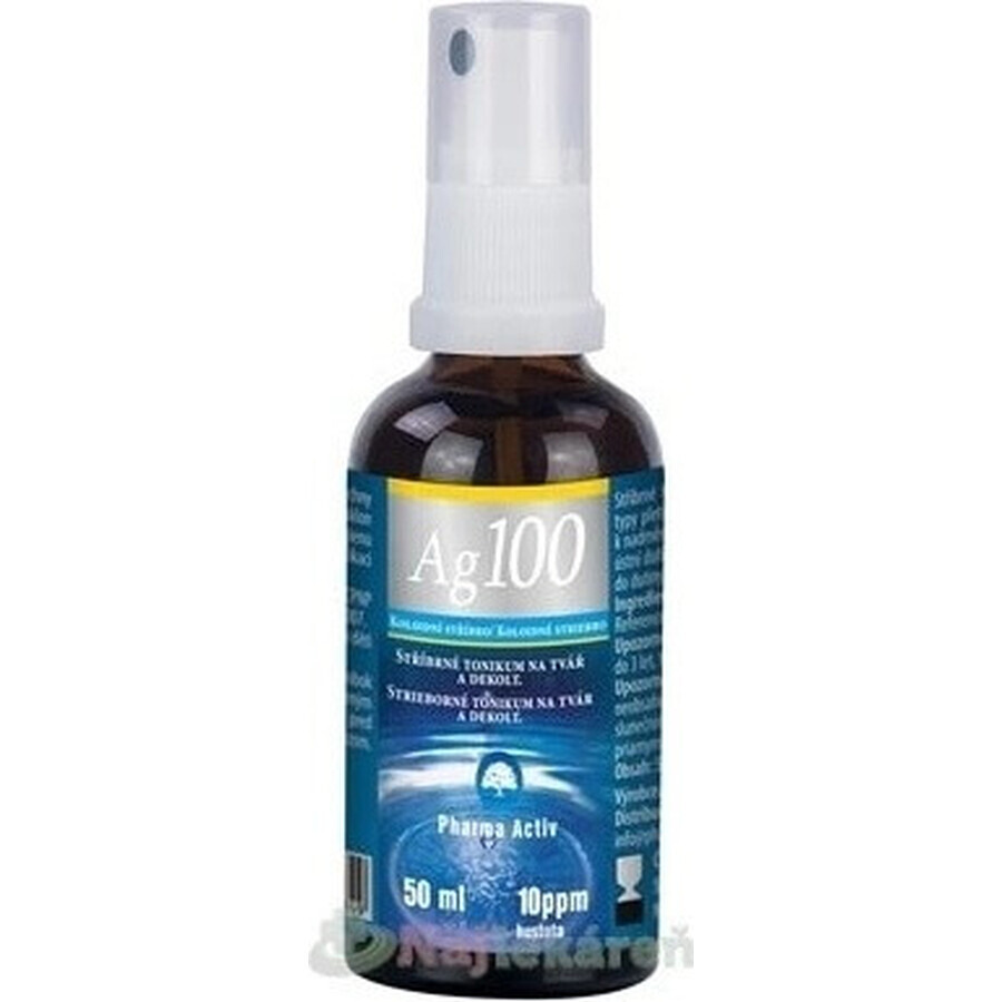Pharma Activ Argento colloidale Ag100 10ppm spray 1×50 ml, argento colloidale