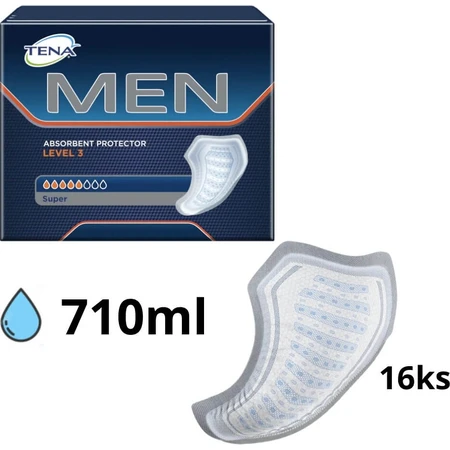 Compresas para la incontinencia masculina TENA Men Level 3 1×16