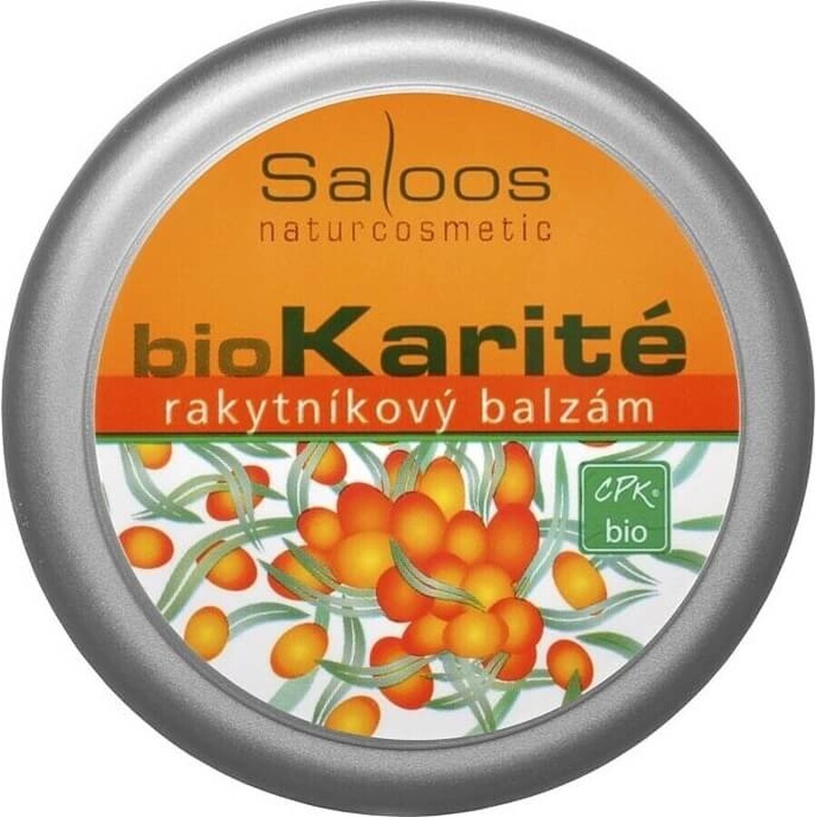 Saloos bioKarité baume à l'argousier 1×50 ml, produit naturel pur