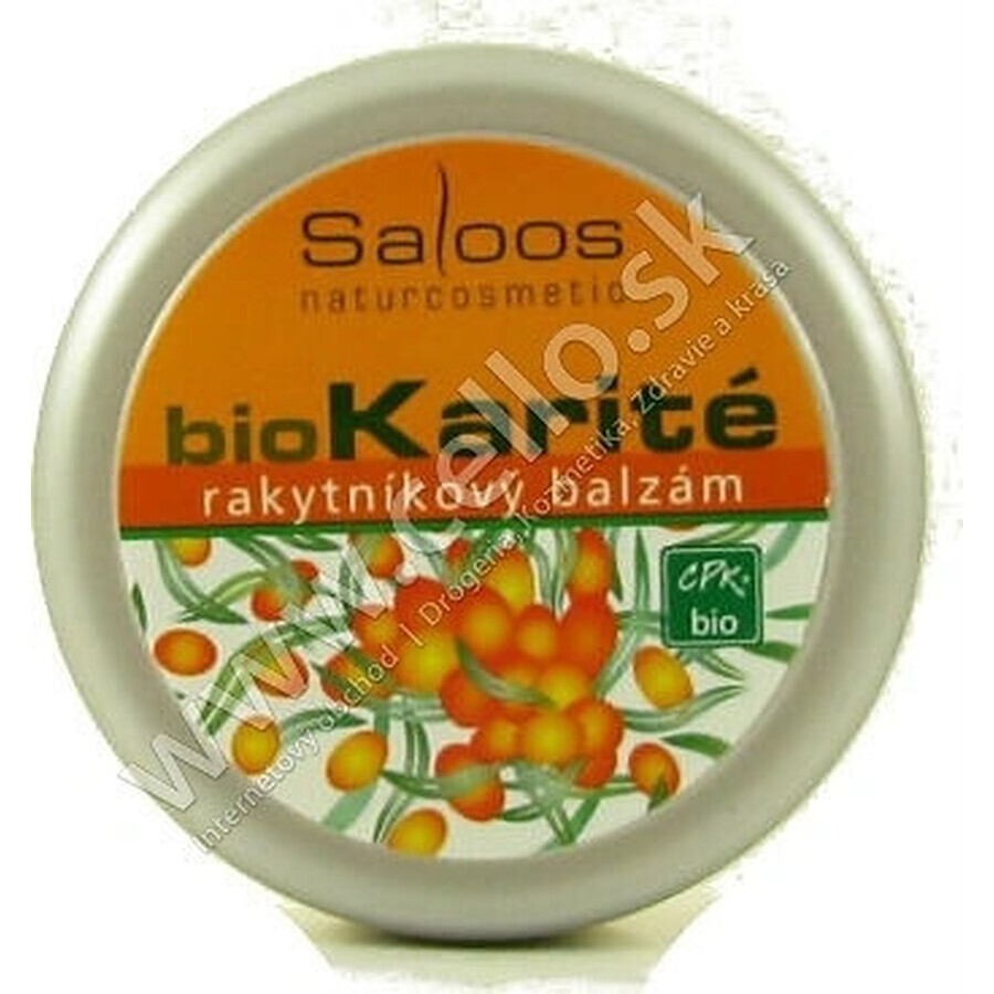 Saloos bioKarité baume à l'argousier 1×50 ml, produit naturel pur