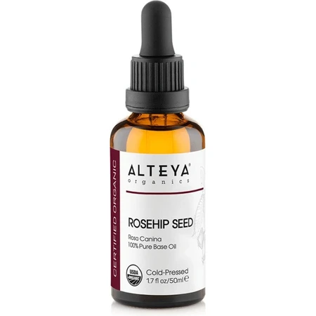 Alteya Organics Huile d'églantier 1×50 ml, huile pour le corps