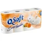Toilet Tissue Q SOFT 3 ply 1×8 pieces, peach flavored