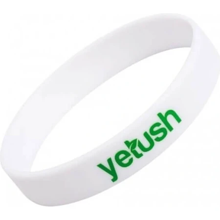 Yetush Gladde Armband met Citronella - wit 1×1 stuk, muggenarmband