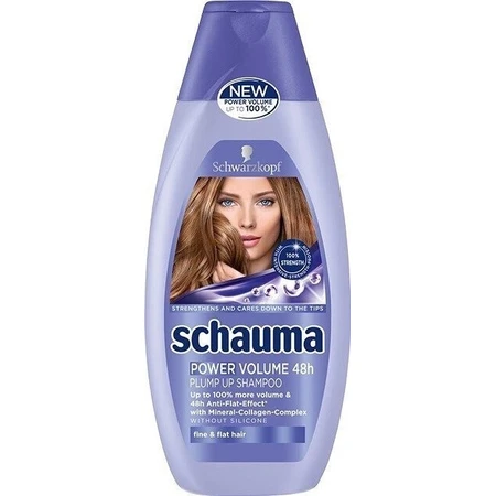 Schauma Power Volume Champú 48H 1×400 ml 1×400 ml, champú