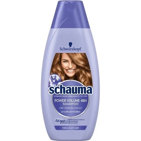 Schauma Power Volume Champú 48H 1×400 ml 1×400 ml, champú