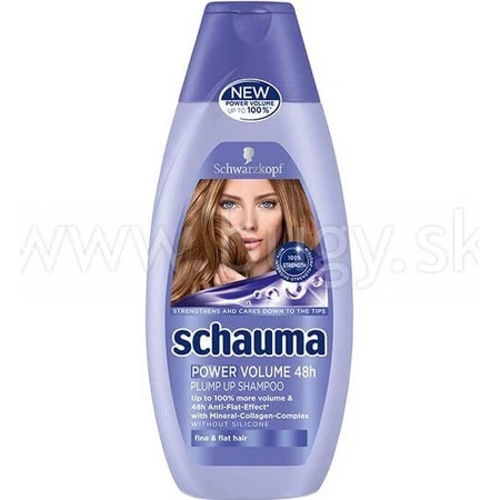 Schauma Power Volume Champú 48H 1×400 ml 1×400 ml, champú