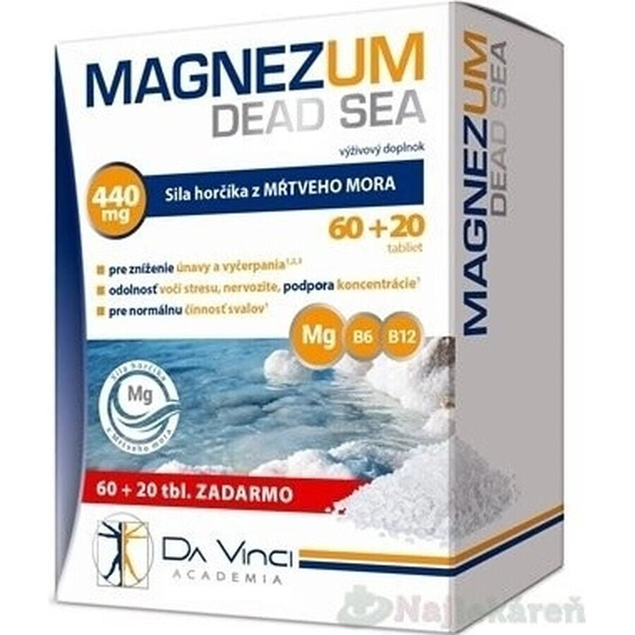 MAGNESIUM DEAD SEA - DA VINCI 1×80 tbl