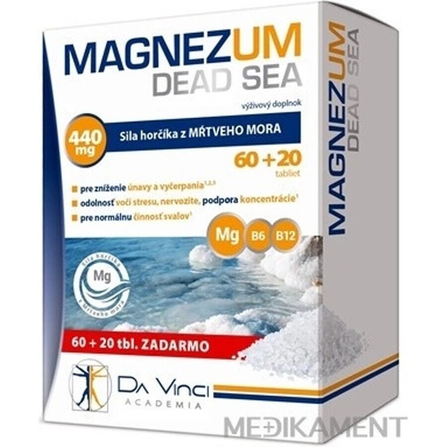MAGNESIUM DEAD SEA - DA VINCI 1×80 tbl
