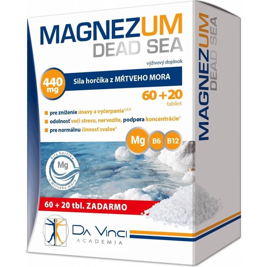 MAGNESIUM DEAD SEA - DA VINCI 1×80 tbl