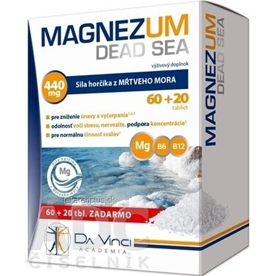 MAGNESIUM DEAD SEA - DA VINCI 1×80 tbl