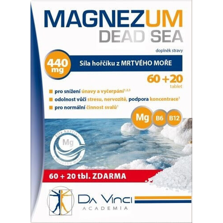 MAGNESIUM DEAD SEA - DA VINCI 1×80 tbl