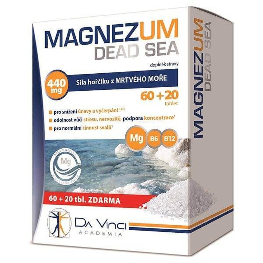 MAGNESIUM DEAD SEA - DA VINCI 1×80 tbl