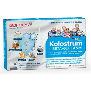 Barny's KOLOSTRUM with beta-glucans forte 1x30 cps, food supplement