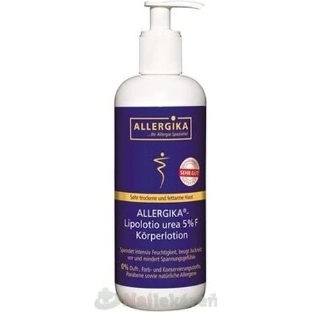ALLERGIKA Lipolotio urea 5% 1×200 ml, crema para pieles atópicas