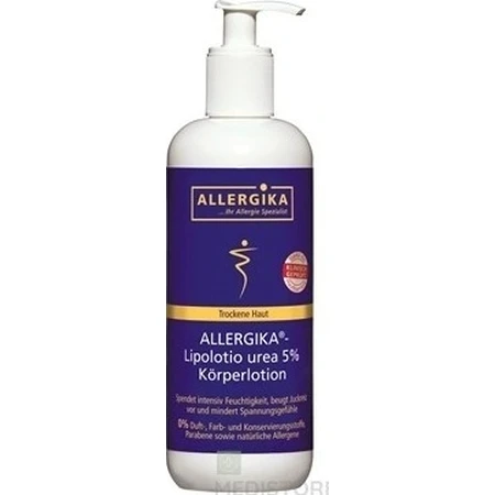 ALLERGIKA Lipolotio urea 5% 1×200 ml, crema para pieles atópicas