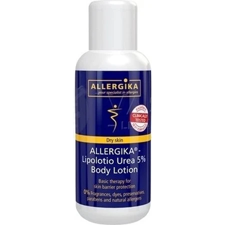 ALLERGIKA Lipolotio urea 5% 1×200 ml, crema para pieles atópicas