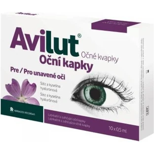 AVILUT Augentropfen 10×0,5 ml, Augenentlastung