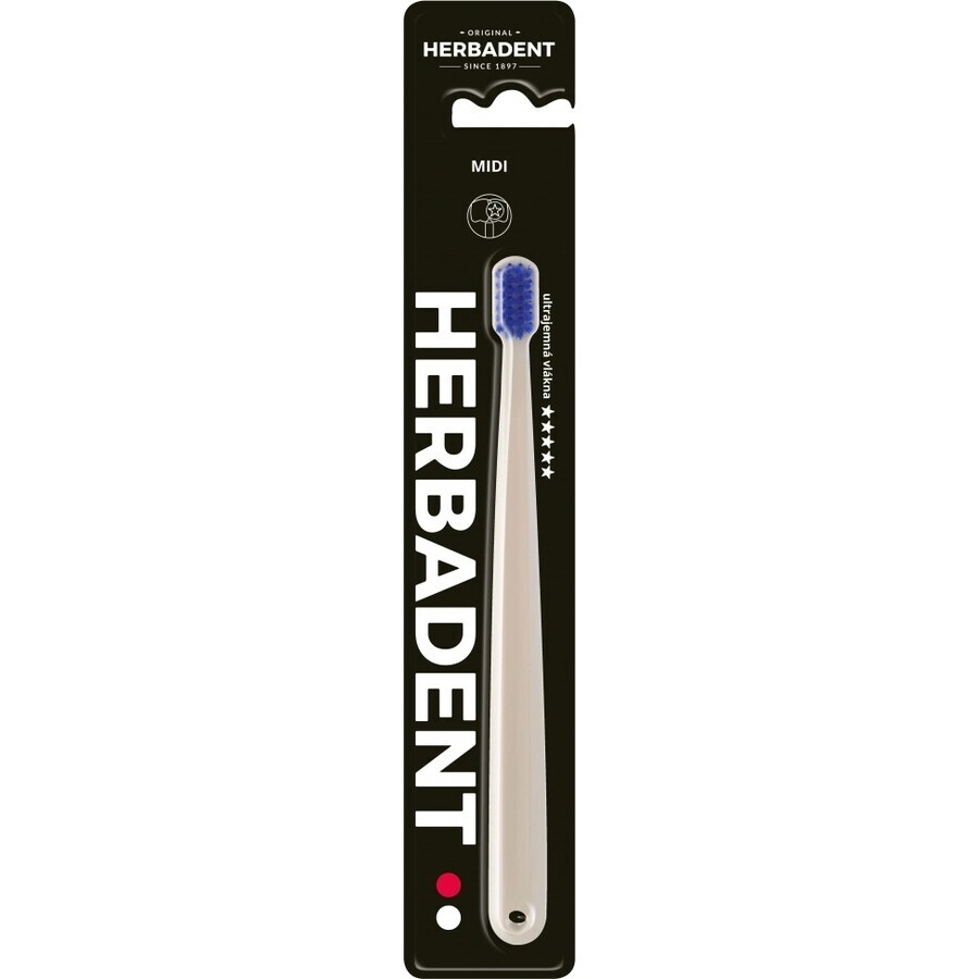 Toothbrush HERBADENT Original MIDI 1×1 pc, toothbrush