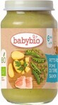 BABYBIO guisantes y patatas bio con salm&#243;n 1&#215;200 g, guarnici&#243;n de verduras bio