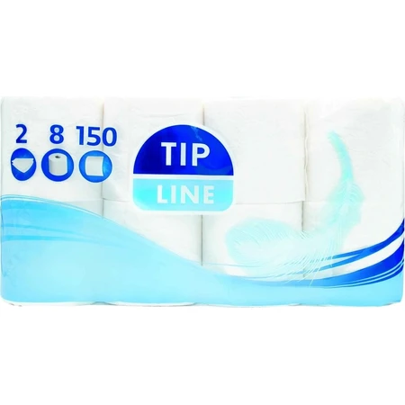 Tipo Línea Toilet Tiss Tiss 8x150utr. 2vr. 2 pcs. 1×8, Toilet Tiss 2 ply