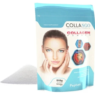 Collango piel de vaca colágeno hidrolizado PEPTAN colágeno hidrolizado sin sabor 1×315 g, regeneración cutánea