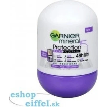 Garnier Mineral Protection 48h 1×50 ml, antiperspirant pearl