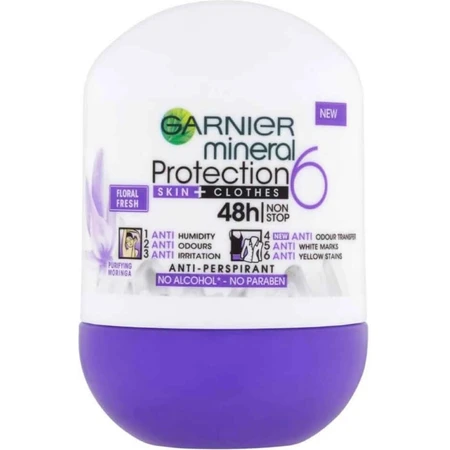 Garnier Mineral Protection 48h 1×50 ml, antiperspirant pearl