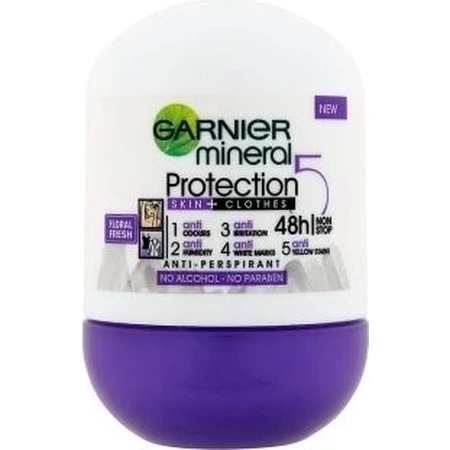 Garnier Mineral Protection 48h 1×50 ml, antiperspirant pearl