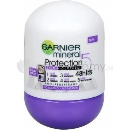 Garnier Mineral Protection 48h 1×50 ml, antiperspirant pearl