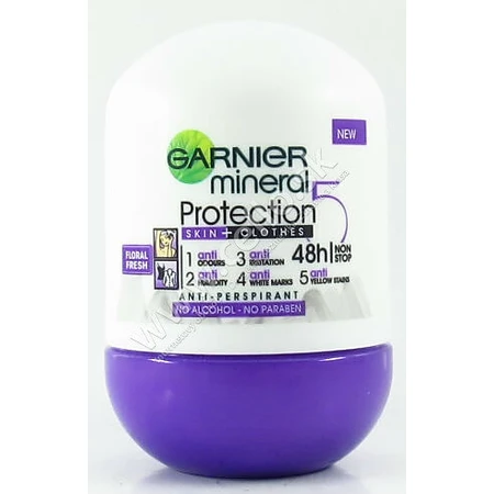 Garnier Mineral Protection 48h 1×50 ml, antiperspirant pearl